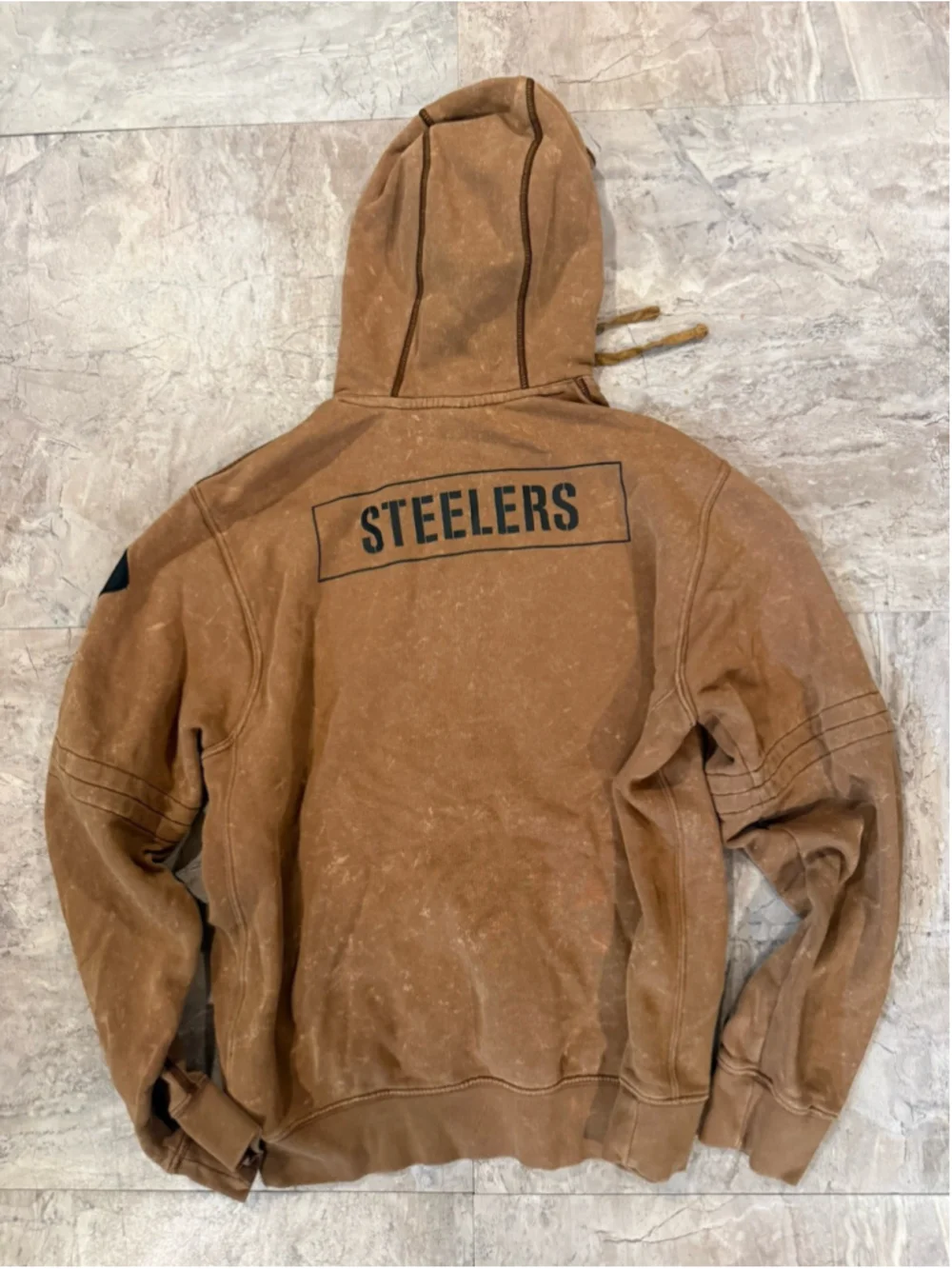 Nike Sweatshirt Size S Pittsburgh Steelers Salute to Service Brown Hoodie 2023
